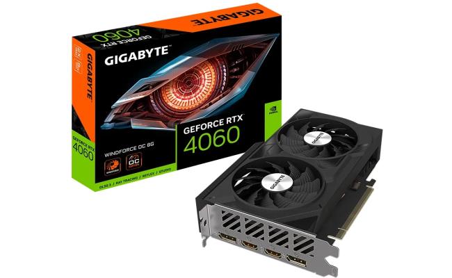 GIGABYTE GeForce RTX 4060 WINDFORCE OC 8GB GDDR6 - Graphics Card