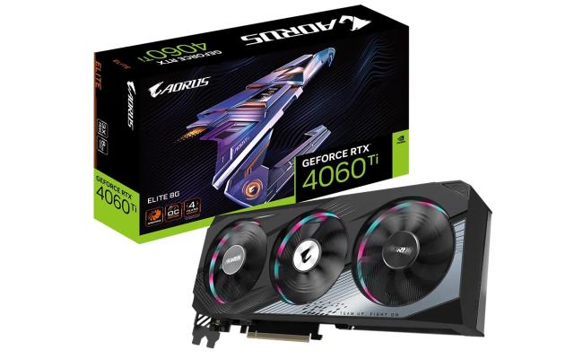 GIGABYTE AORUS GeForce RTX 4060 Ti ELITE 8GB GDDR6 - Graphics Card
