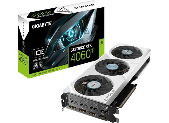 GIGABYTE GeForce 4060 Ti EAGLE OC ICE 8GB GDDR6 - Graphics Card