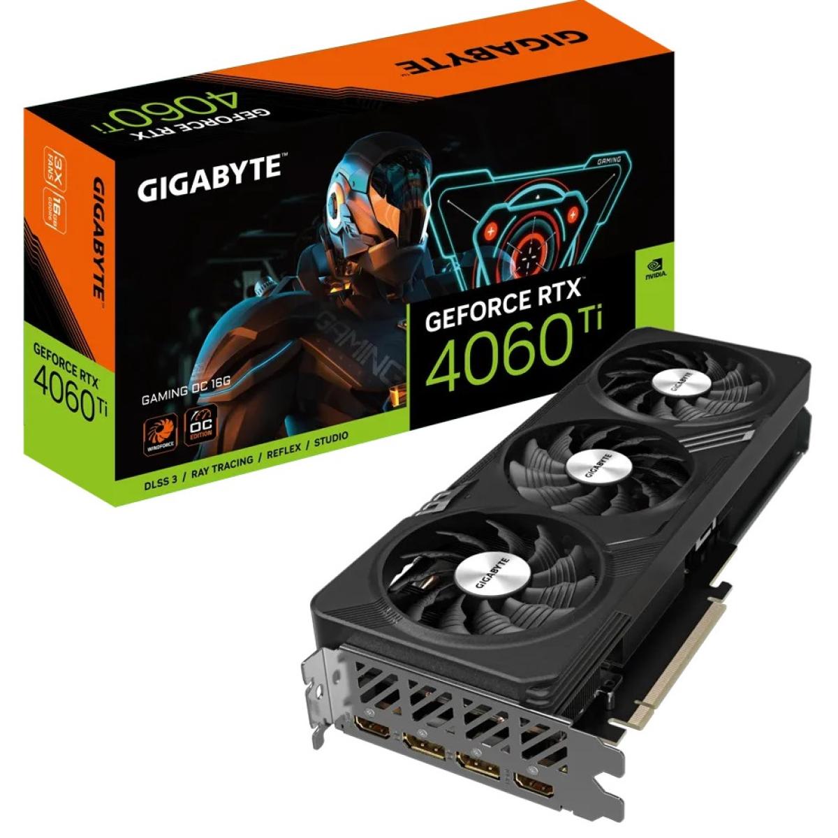GIGABYTE GeForce RTX 4060 Ti GAMING OC 16GB GDDR6 - Graphics Card