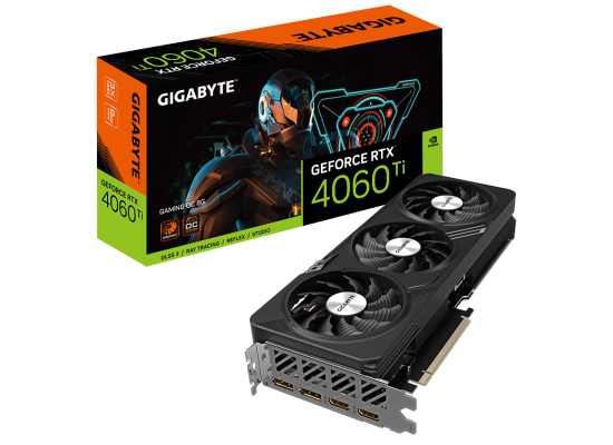GIGABYTE GeForce RTX 4060 Ti GAMING OC 8GB GDDR6 - Graphics Card