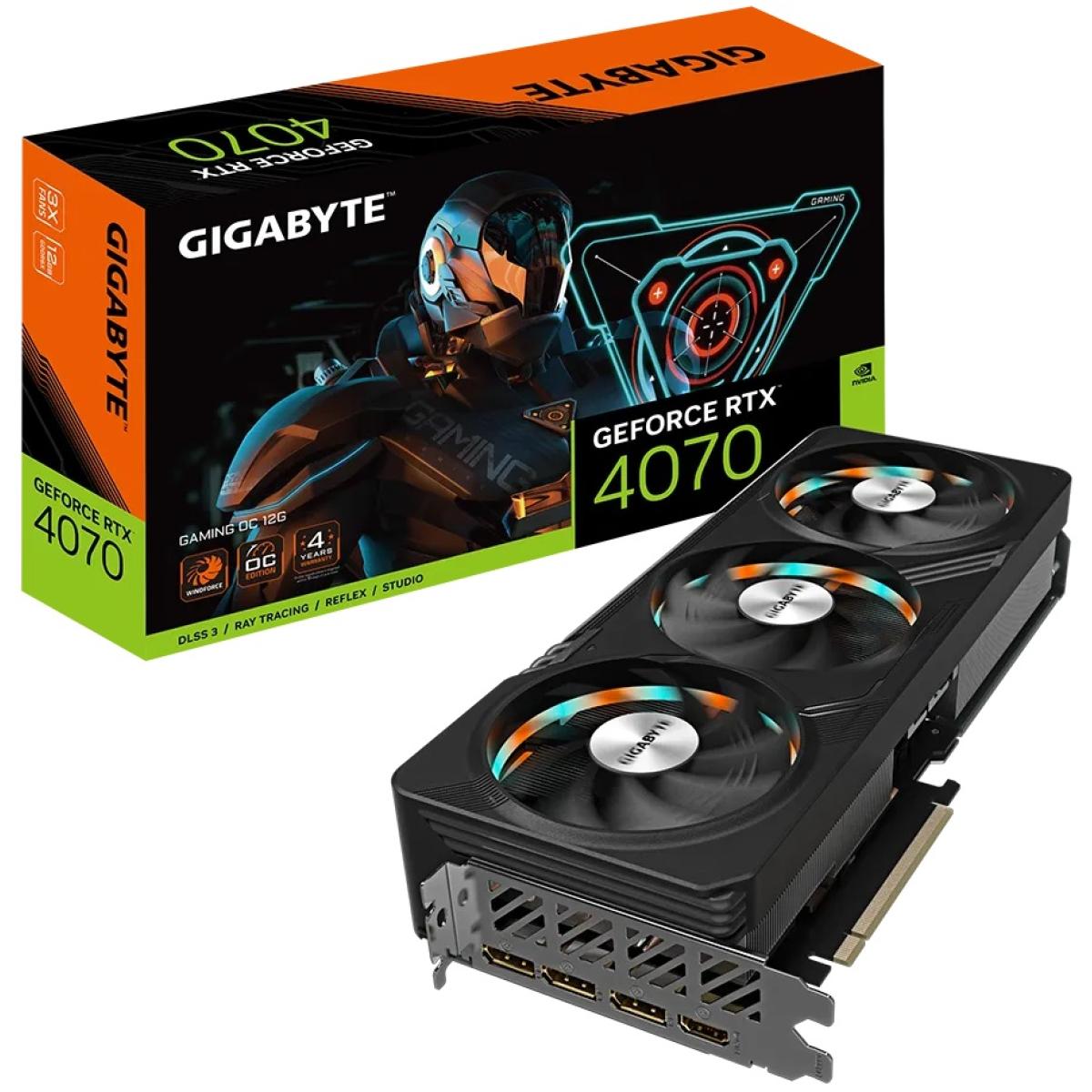 GIGABYTE GeForce RTX 4070 GAMING OC 12GB GDDR6X - Graphics Card