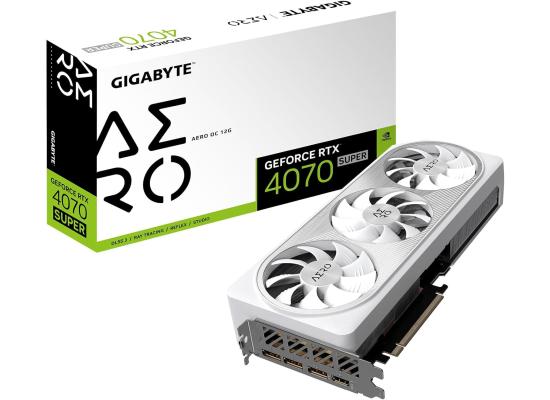GIGABYTE GeForce RTX 4070 SUPER AERO OC 12GB GDDR6X - Graphics Card