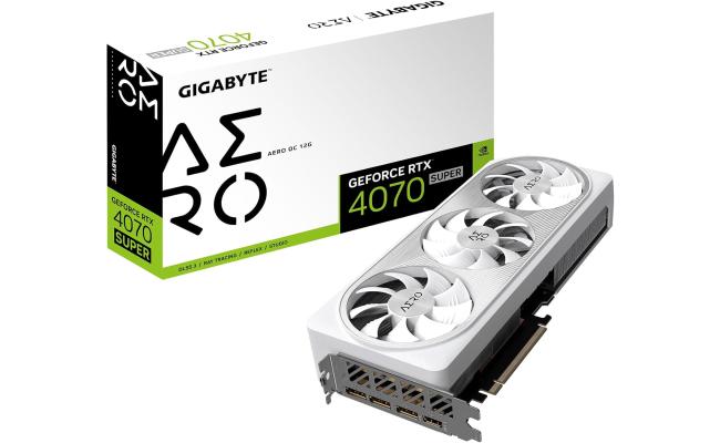 GIGABYTE GeForce RTX 4070 SUPER AERO OC 12GB GDDR6X - Graphics Card