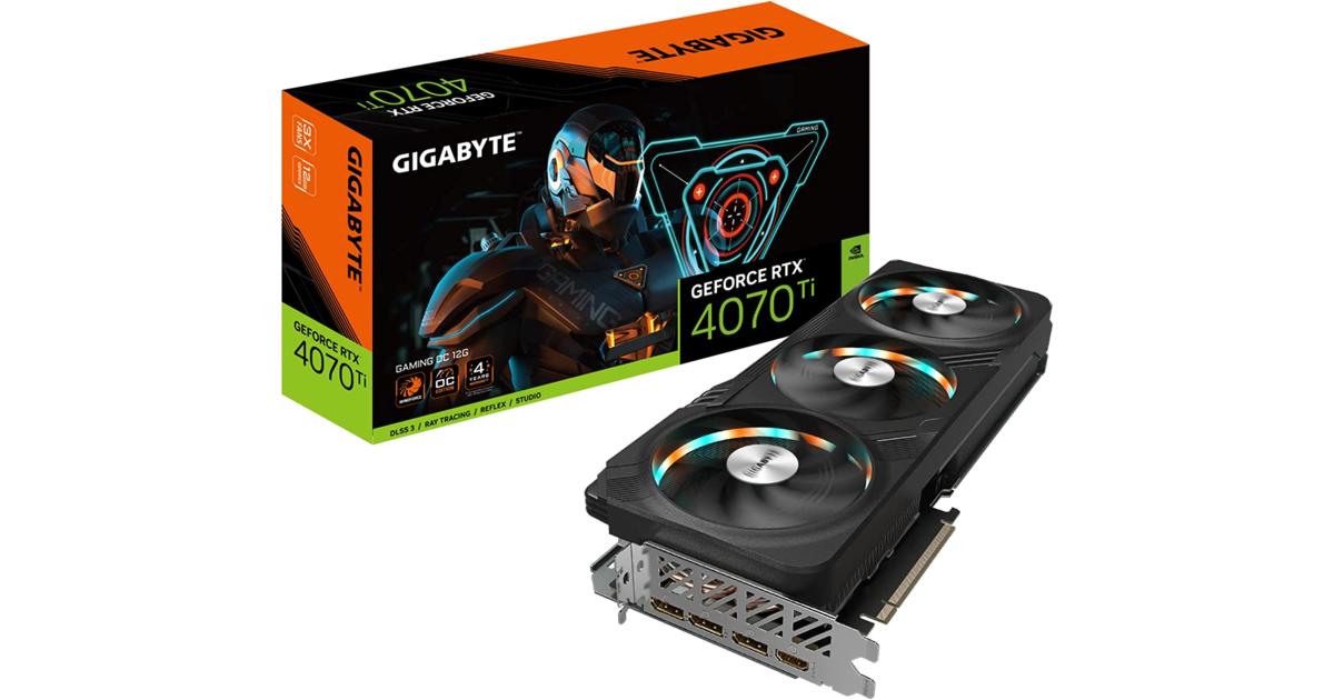 GIGABYTE GeForce RTX 4070 Ti GAMING OC 12GB GDDR6X - Graphics Card | GV ...