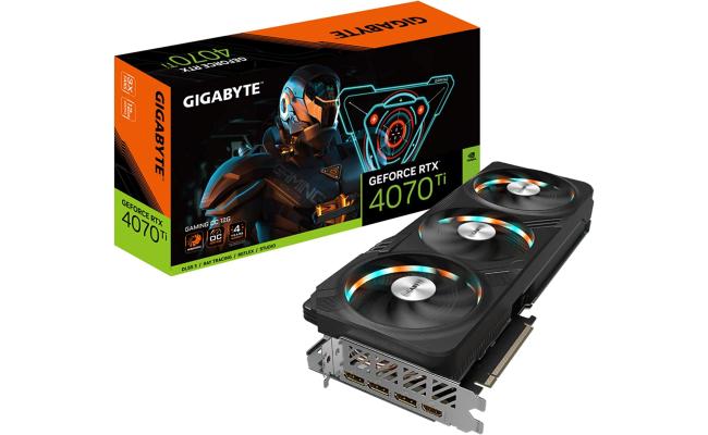 GIGABYTE GeForce RTX 4070 Ti GAMING OC 12GB GDDR6X - Graphics Card