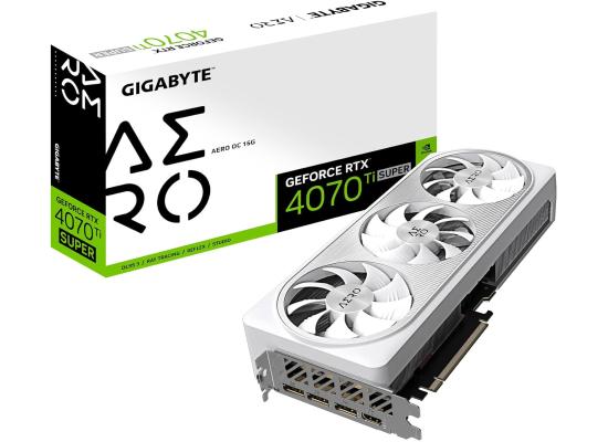 GIGABYTE GeForce RTX 4070 Ti SUPER AERO OC 16GB GDDR6X - Graphics Card