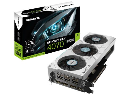 GIGABYTE GeForce RTX 4070 Ti SUPER EAGLE OC ICE 16GB GDDR6X - Graphics Card