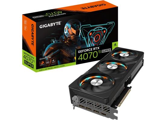 GIGABYTE GeForce RTX 4070 Ti SUPER GAMING OC 16GB GDDR6X - Graphics Card