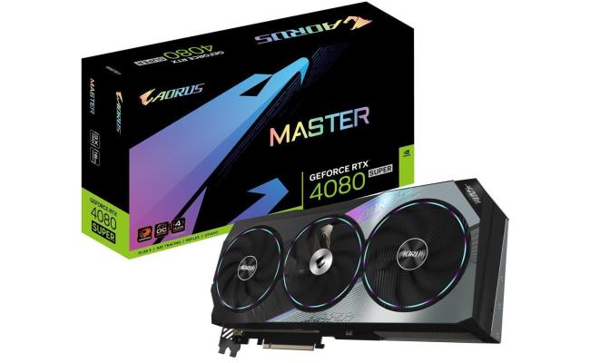 GIGABYTE AORUS GeForce RTX 4080 SUPER MASTER 16GB GDDR6X - Graphics Card