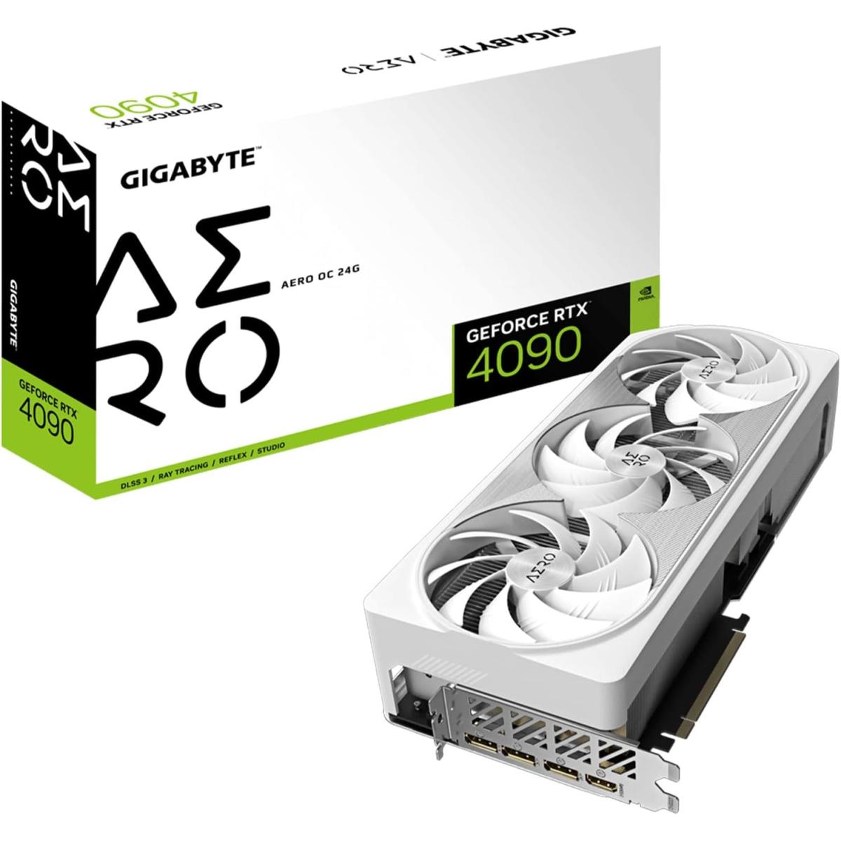 GIGABYTE GeForce RTX 4090 AERO OC 24GB GDDR6X - Graphics Card