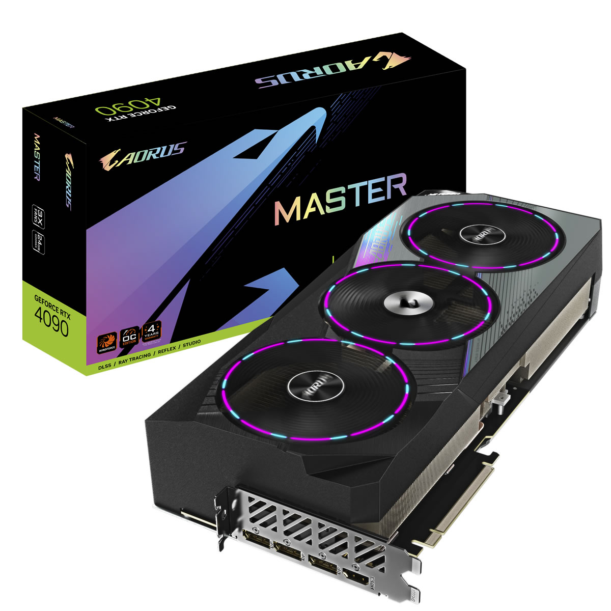 GIGABYTE AORUS GeForce RTX 4090 MASTER 24GB GDDR6X - Graphics Card