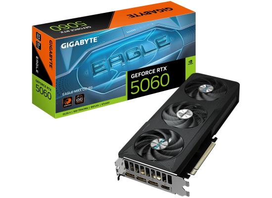 GIGABYTE GeForce RTX 5060 EAGLE MAX OC 8GB GDDR7 - Graphics Card