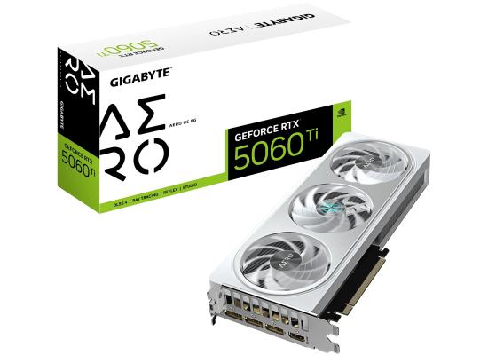 GIGABYTE GeForce RTX 5060 Ti AERO OC 8GB GDDR7 - Graphics Card