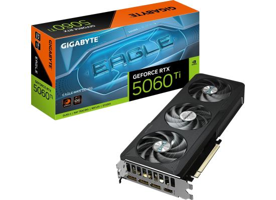 GIGABYTE GeForce RTX 5060 Ti EAGLE MAX OC 16GB GDDR7 - Graphics Card