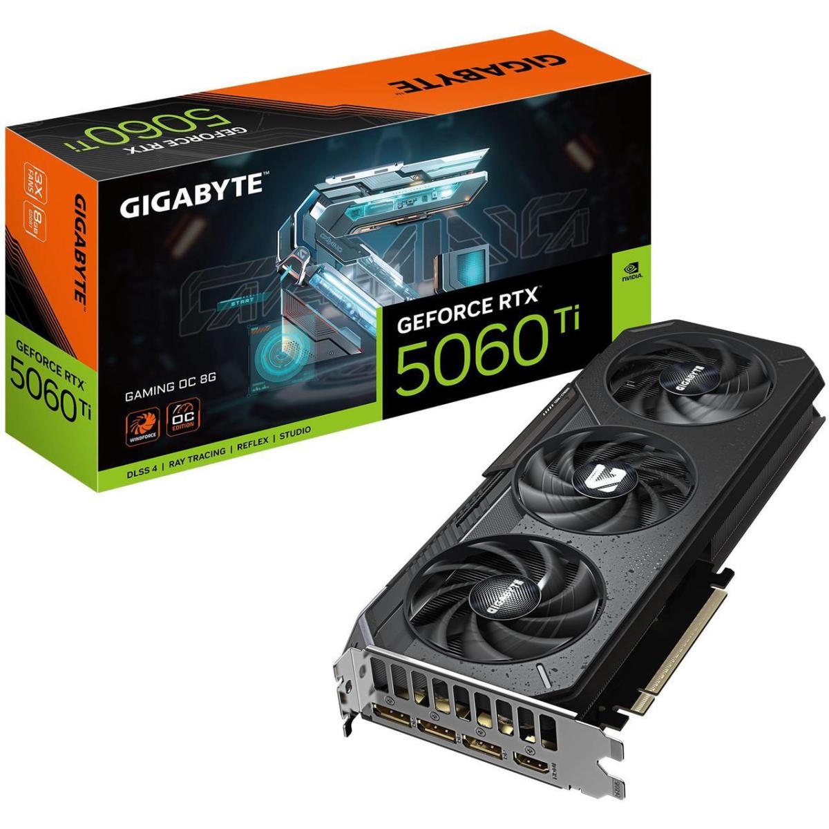 GIGABYTE GeForce RTX 5060 Ti GAMING OC 8GB GDDR7 - Graphics Card