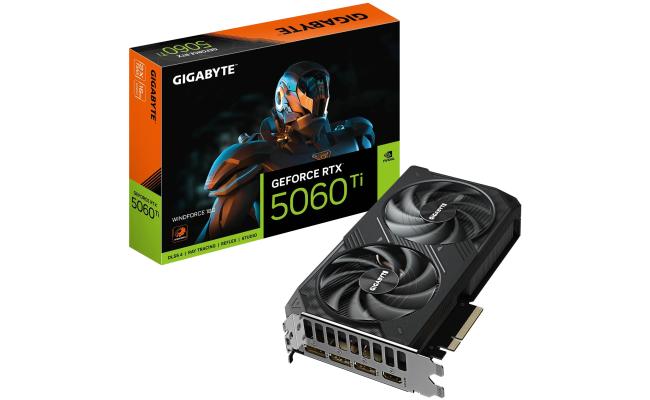 GIGABYTE GeForce RTX 5060 Ti WINDFORCE 16GB GDDR7 - Graphics Card