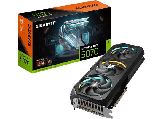 GIGABYTE GeForce RTX 5070 GAMING OC 12GB GDDR7- Graphics Card
