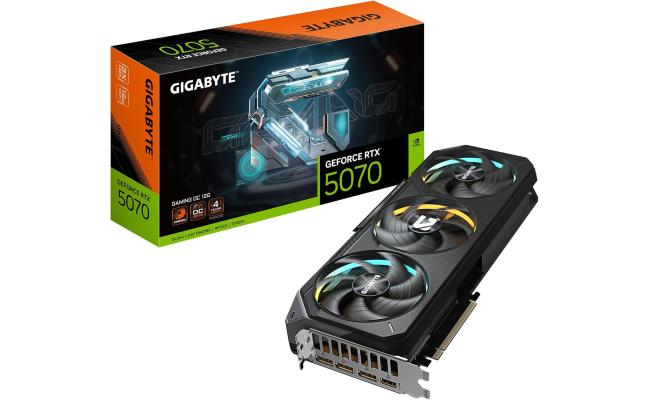 GIGABYTE GeForce RTX 5070 GAMING OC 12GB GDDR7- Graphics Card