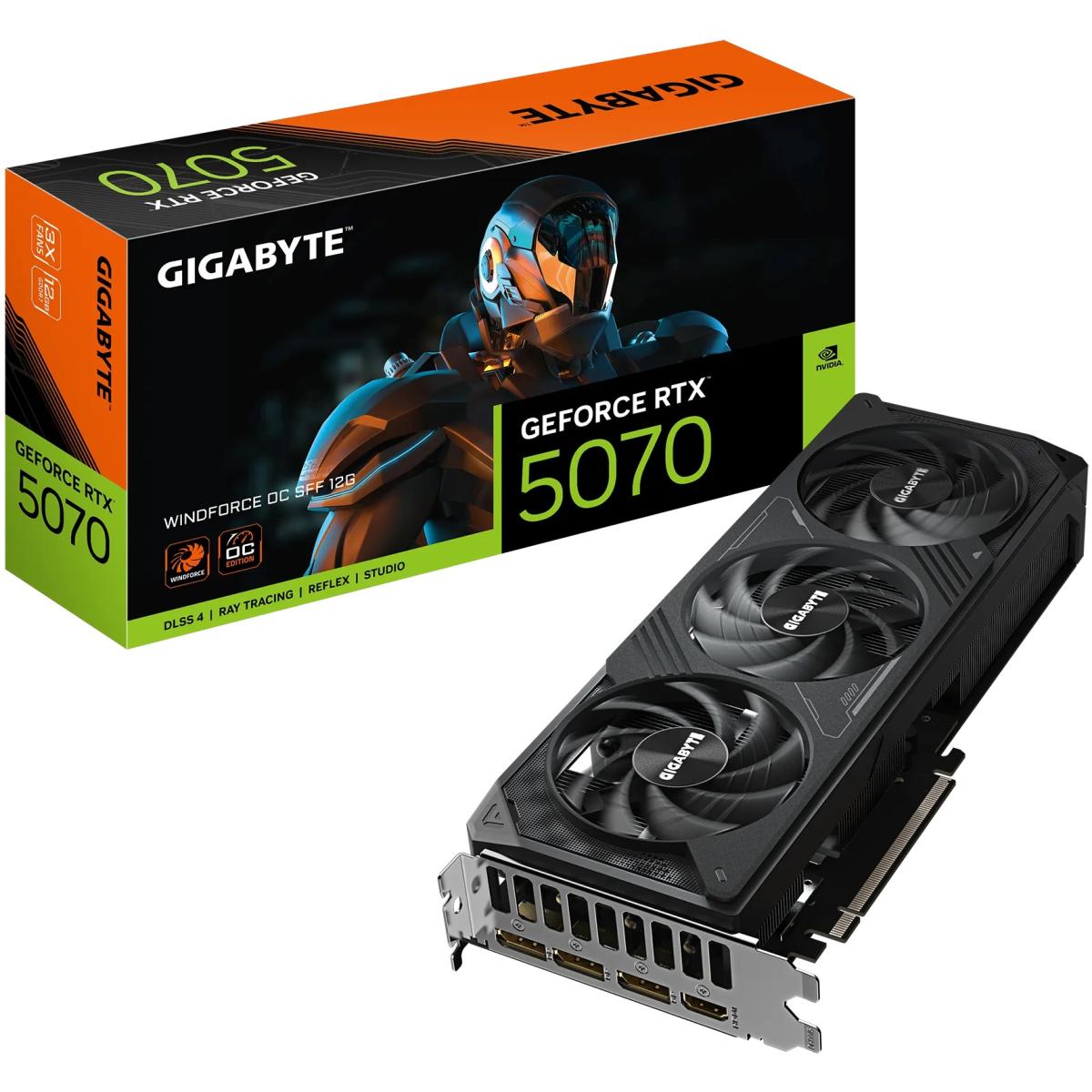 GIGABYTE GeForce RTX 5070 WINDFORCE OC SFF 12GB GDDR7- Graphics Card