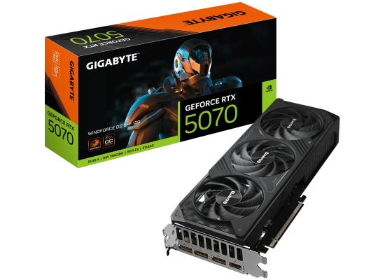 GIGABYTE GeForce RTX 5070 WINDFORCE OC SFF 12GB GDDR7- Graphics Card