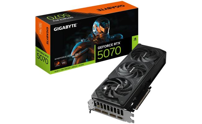 GIGABYTE GeForce RTX 5070 WINDFORCE OC SFF 12GB GDDR7- Graphics Card