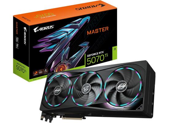 GIGABYTE AORUS GeForce RTX 5070 Ti MASTER 16GB GDDR7- Graphics Card
