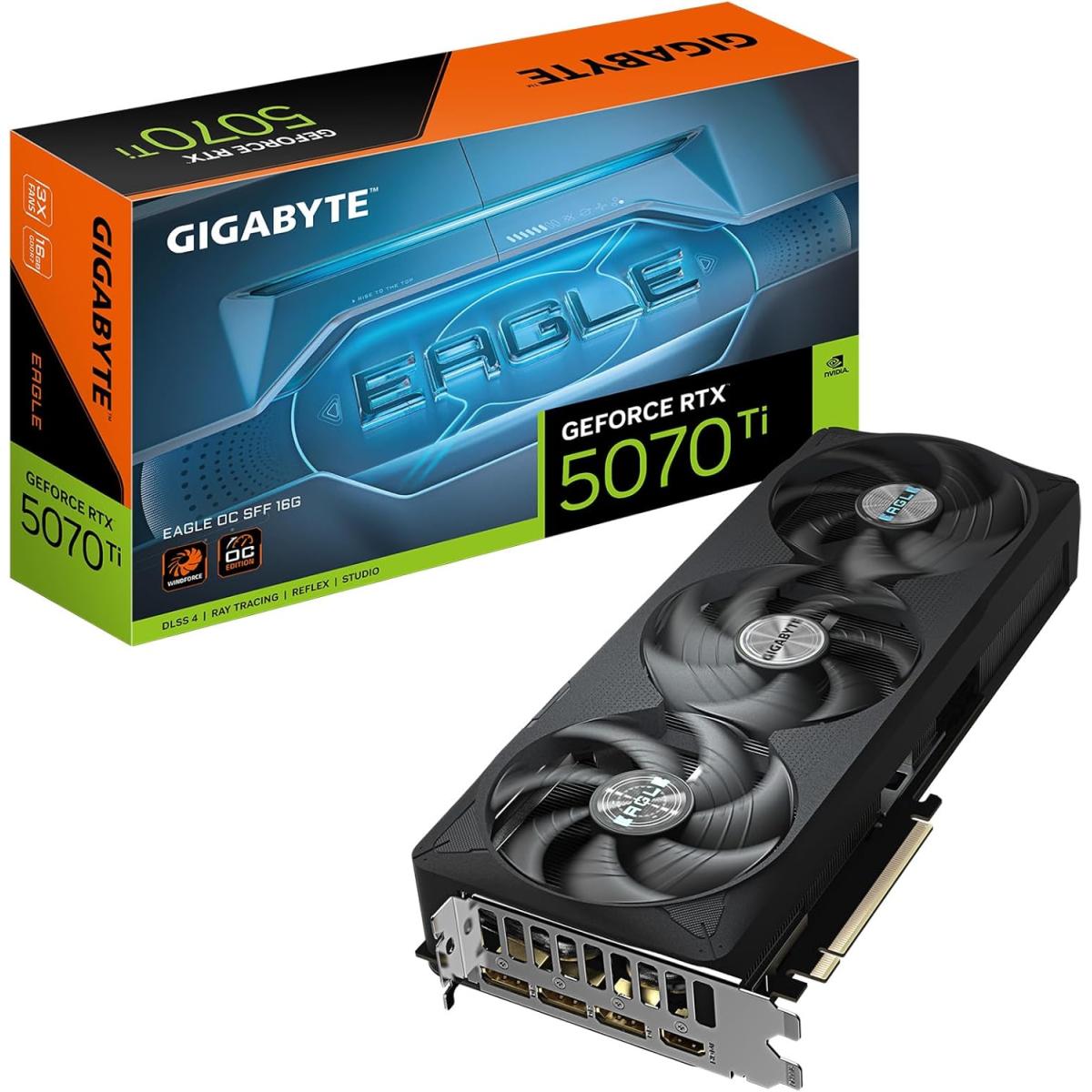 GIGABYTE GeForce RTX 5070 Ti EAGLE OC SFF 16GB GDDR7- Graphics Card