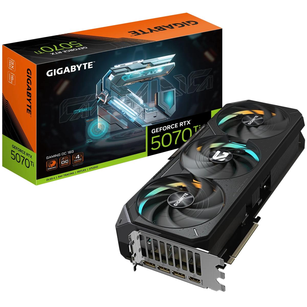 GIGABYTE GeForce RTX 5070 Ti GAMING OC 16GB GDDR7- Graphics Card