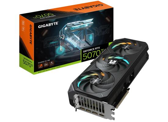 GIGABYTE GeForce RTX 5070 Ti GAMING OC 16GB GDDR7- Graphics Card