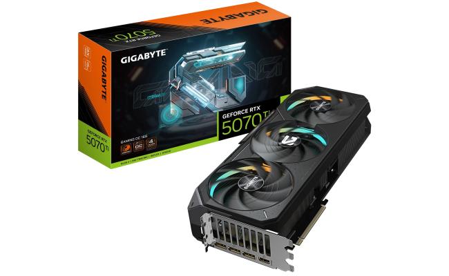 GIGABYTE GeForce RTX 5070 Ti GAMING OC 16GB GDDR7- Graphics Card