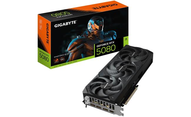 GIGABYTE GeForce RTX 5080 WINDFORCE OC SFF 16GB GDDR7- Graphics Card