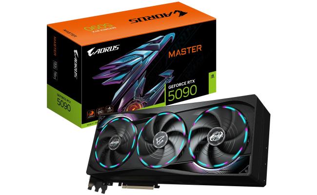 GIGABYTE AORUS GeForce RTX 5090 MASTER 32GB GDDR7 - Graphics Card