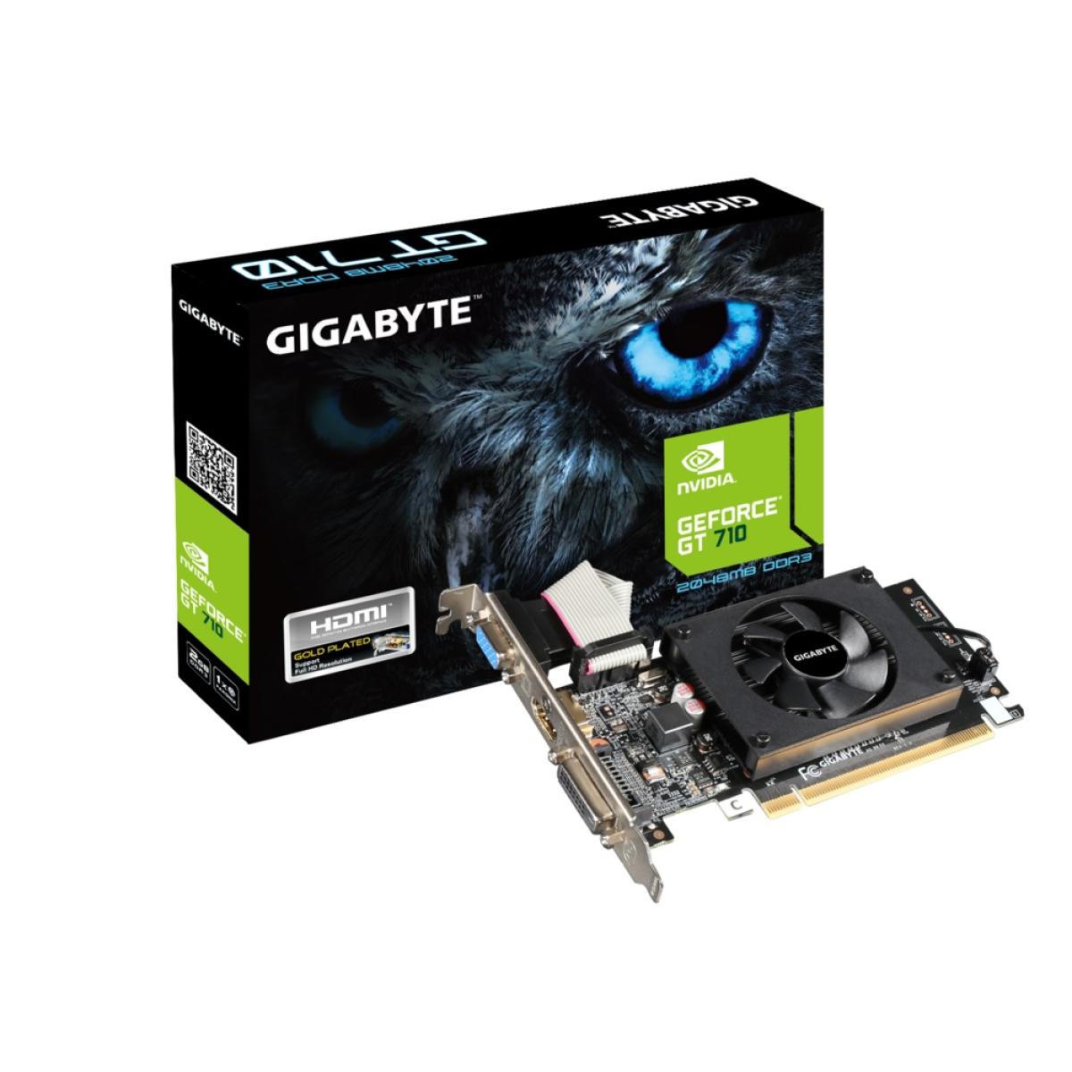 GIGABYTE GeForce® GT 710 2GB GDDR3 - Graphics Card
