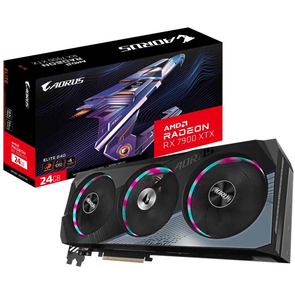 GIGABYTE AORUS AMD Radeon RX 7900 XTX ELITE 24GB GDDR6 - Graphics Card