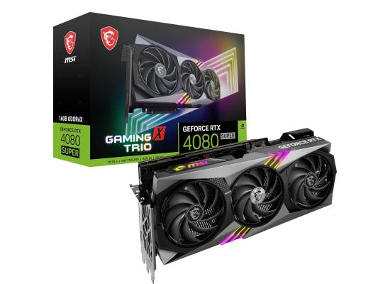 MSI GeForce RTX 4080 SUPER GAMING X TRIO 16GB GDDR6X - Graphics Card