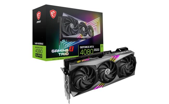 MSI GeForce RTX 4080 SUPER GAMING X TRIO 16GB GDDR6X - Graphics Card
