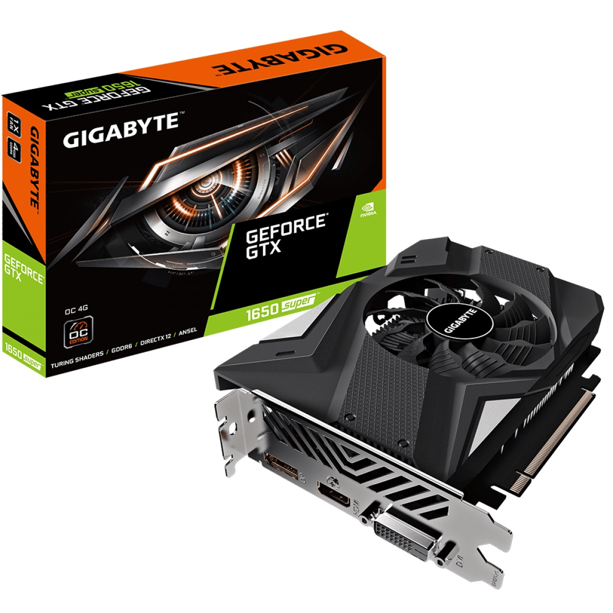 Gigabyte GeForce® GTX 1650 SUPER™ WINDFORCE OC 4G Single Fan - Graphics Card