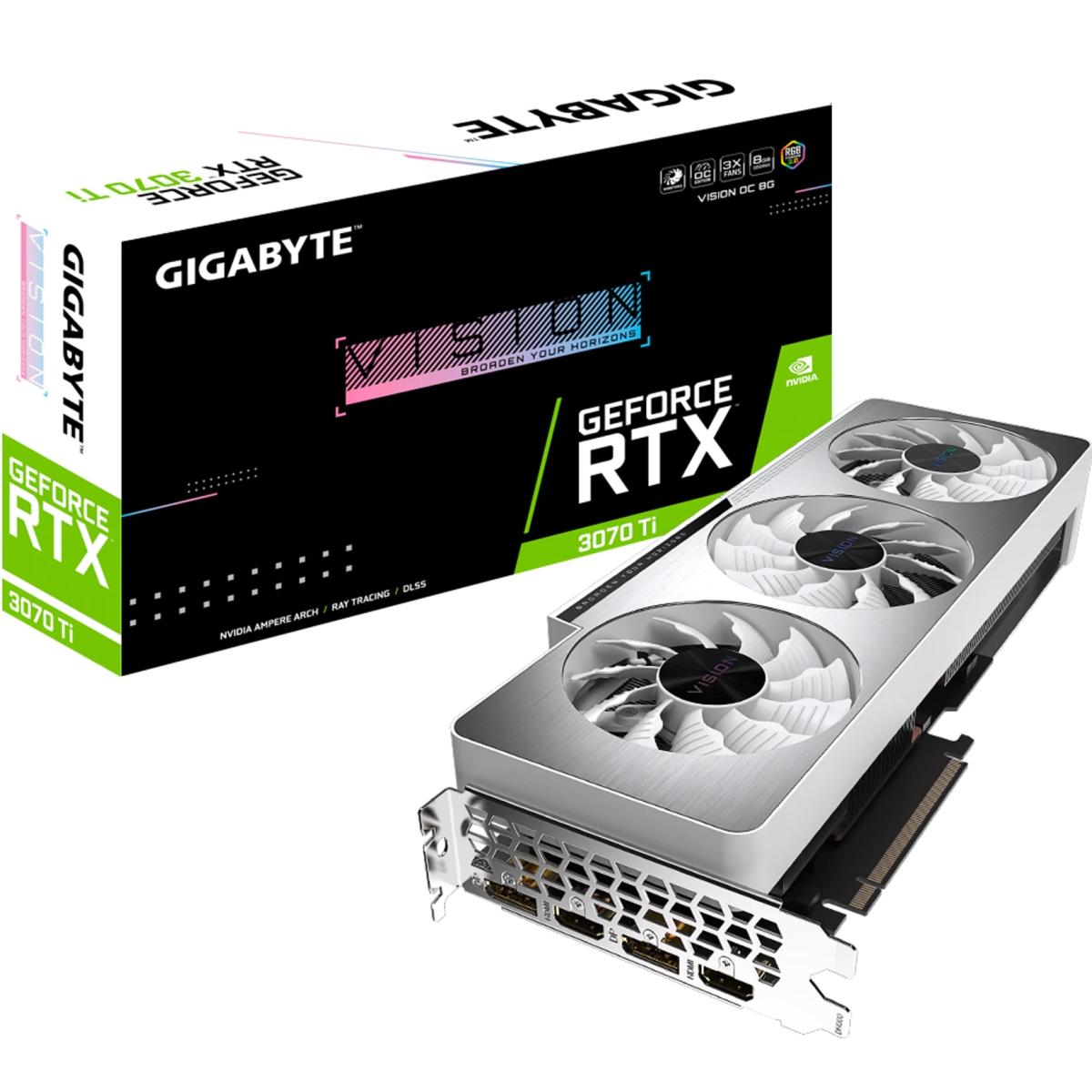 Gigabyte GeForce RTX™ 3070 Ti VISION OC 8GB GDDR6X (LHR) - Graphics Card