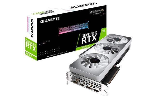 Gigabyte GeForce RTX™ 3070 Ti VISION OC 8GB GDDR6X (LHR) - Graphics Card
