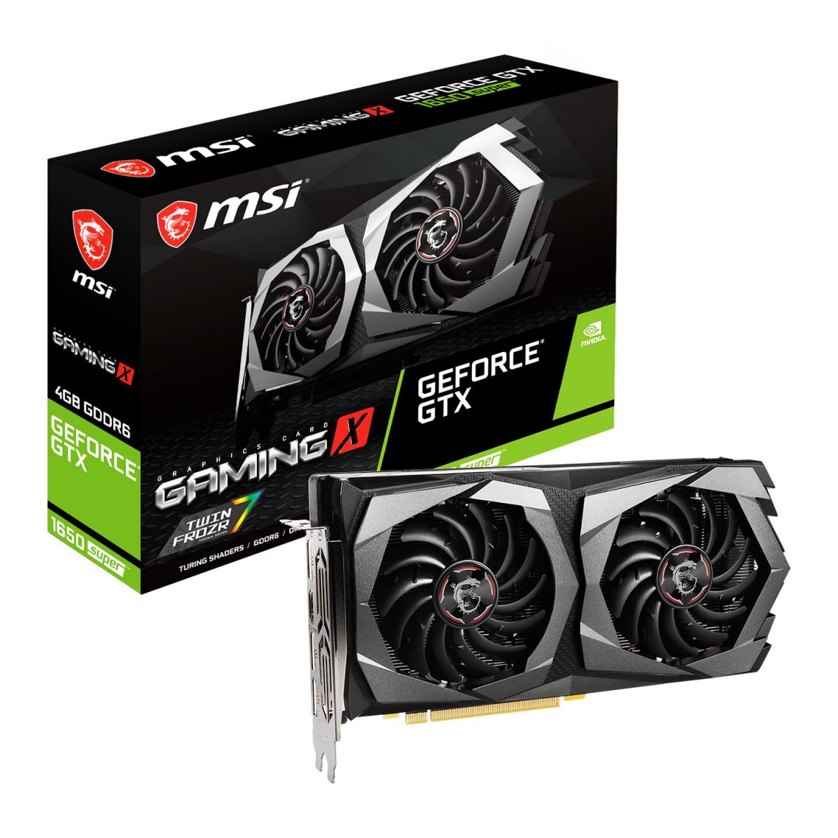 MSI NVIDIA GeForce 1650 SUPER 4GB GAMING X GDDR6