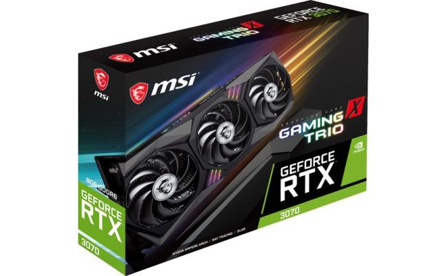 GeForce RTX™ 3070 GAMING X TRIO 8GB GDDR6X