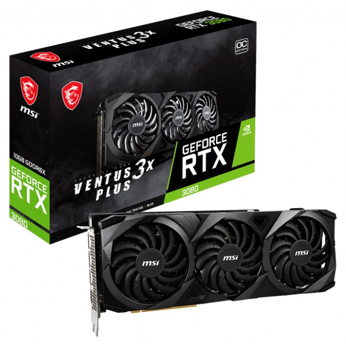 MSI GeForce RTX™ 3080 VENTUS 3X Plus GDDR6X 10G OC - Graphics Card