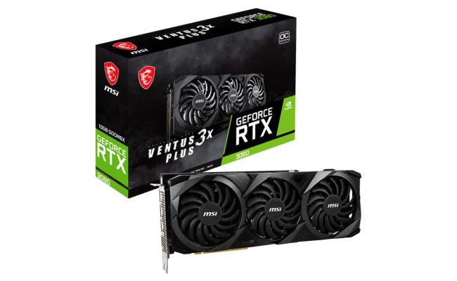 GeForce RTX™ 3080 VENTUS 3X Plus GDDR6X 10G OC (LHR) - Graphics Card