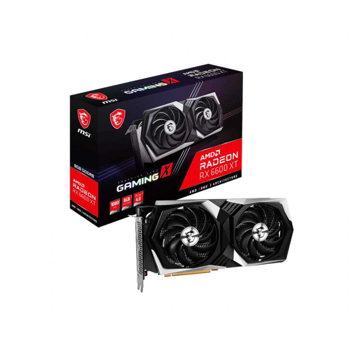 MSI AMD Radeon™ RX 6600 XT GAMING X 8G GDDR6 OC - Graphics Card