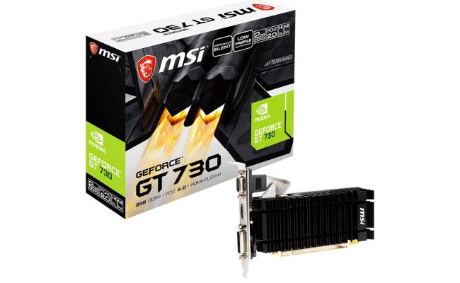 MSI GeForce GT 730 2GB DDR3 - Graphics Card