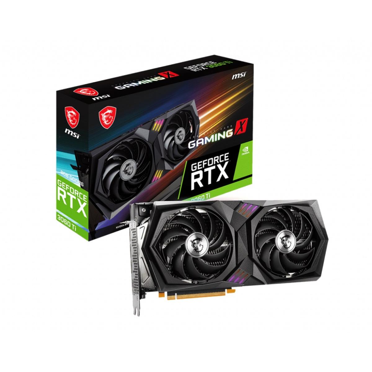 MSI GeForce RTX™ 3060 Ti GAMING X 8G GDDR6-Graphics Card