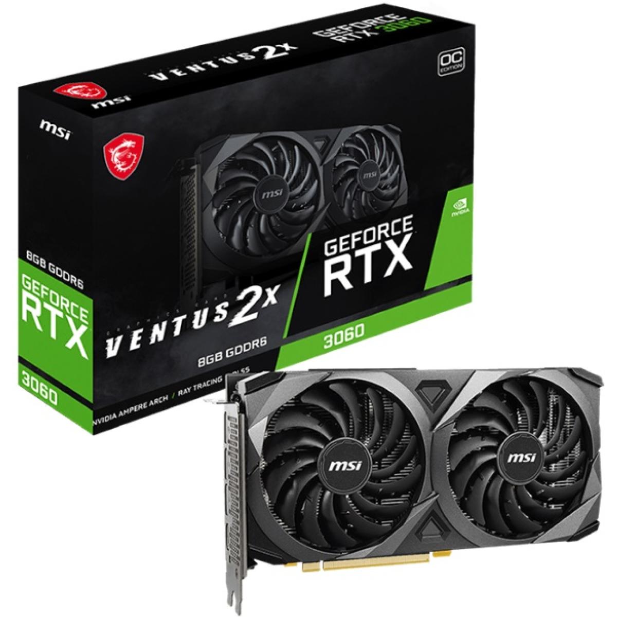 MSI GeForce RTX 3060 VENTUS 2X 8GB OC - Graphics Card