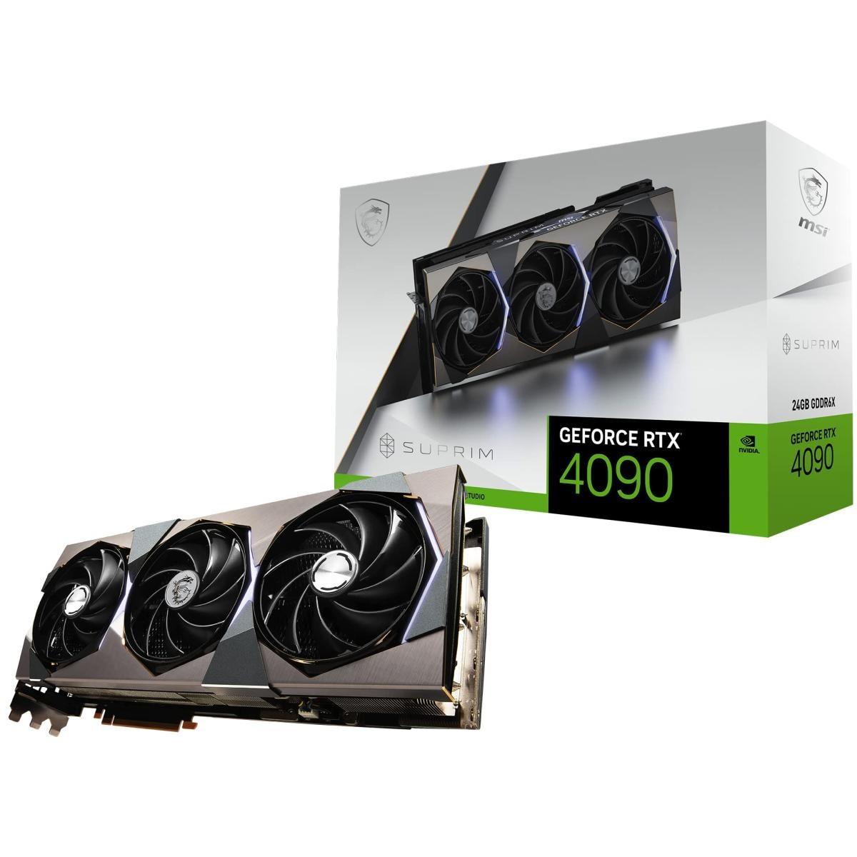 MSI GeForce RTX 4090 SUPRIM X 24GB GDDR6X - Graphics Card