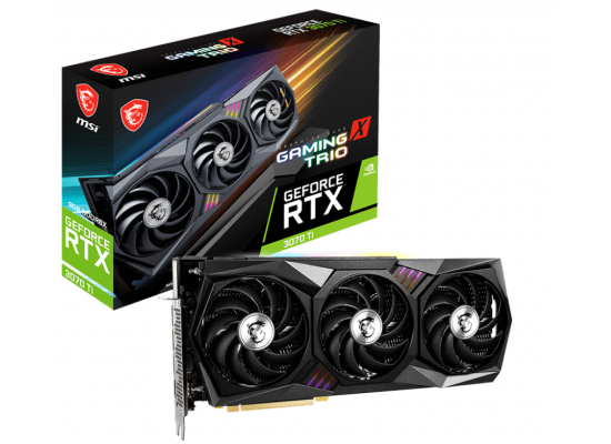 MSI GeForce RTX™ 3070 Ti GAMING X TRIO 8G GDDR6X (LHR) - Graphics Card